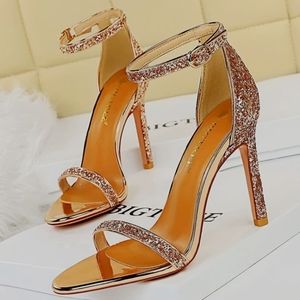 Big Tree Champagne Heels